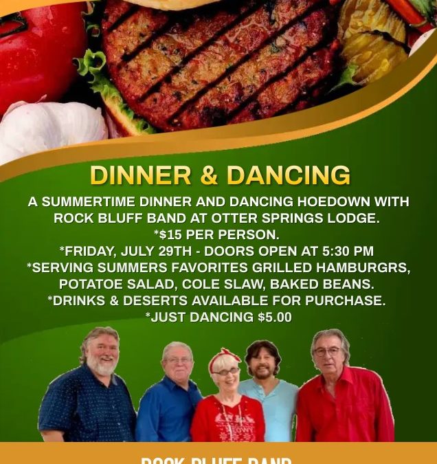 DINNER AND DANCING HOEDOWN WITH ROCK BLUFF BAND
